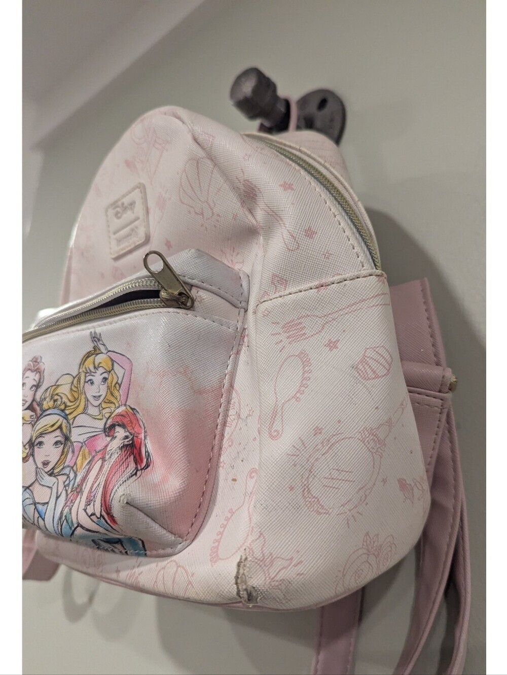 Disney Loungefly Princess Icons Mini Blackpack - Picture 3 of 12